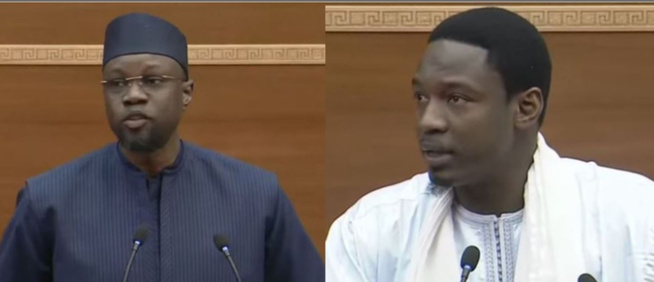 Tensions à l’Assemblée nationale : Echange musclé entre Ousmane Sonko et Pape Djibril Fall Tensions à l’Assemblée nationale : Echange musclé entre Ousmane Sonko et Pape Djibril Fall