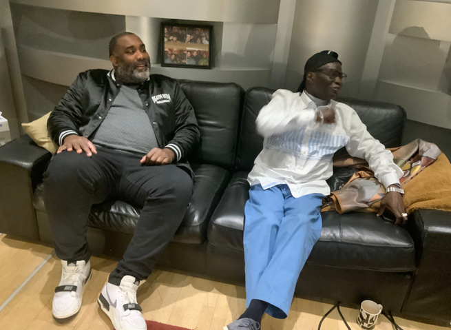 Dernier jour de studio avec Oumar Pène chez H24 à Paris.