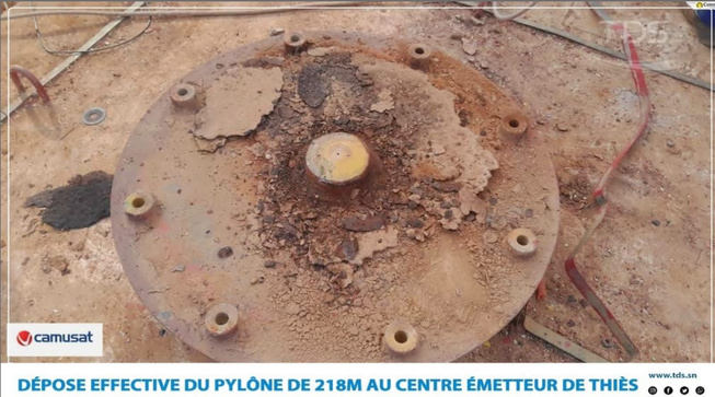 THIES: l’opération de dépose du pylône réussie (Photos)