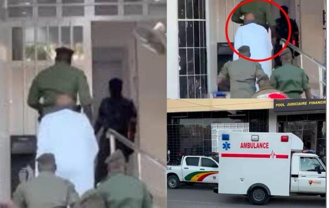 Pôle judiciaire financier : Farba Ngom se présente à son audience à bord d’une ambulance Pôle judiciaire financier : Farba Ngom se présente à son audience à bord d’une ambulance