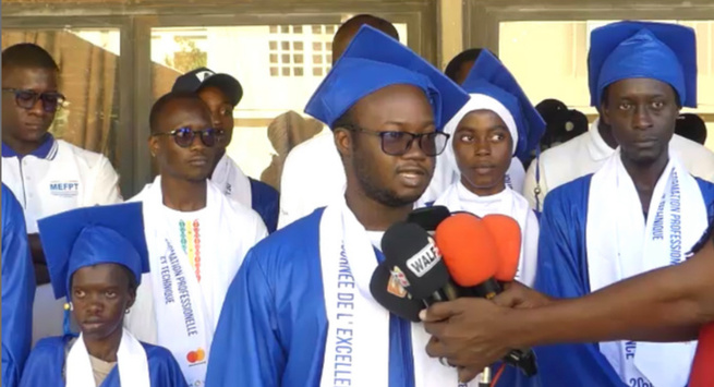 Journée de l'excellence de la formation professionnelle et technique : LTAP de Saint Louis remporte le 1er prix.