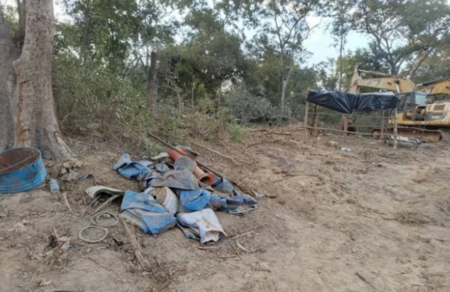 Démantèlement d’une exploitation minière “illégale” dans la zone de la Falémé Démantèlement d’une exploitation minière “illégale” dans la zone de la Falémé