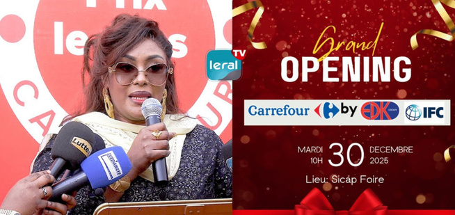 Ouverture de Carrefour Sicap Foire : Adja nationale salue l’engagement patriotique de Demba Kâ Ouverture de Carrefour Sicap Foire : Adja nationale salue l’engagement patriotique de Demba Kâ