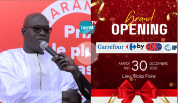 Ouverture de Carrefour Sicap Foire : Mansour Ngom, DG de Gravupub, témoigne de l’impact du leadership de Demba Kâ