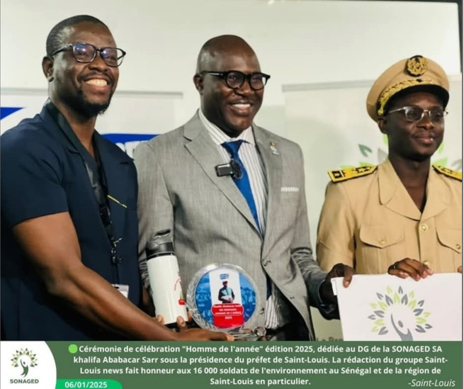 Saint-Louis : Khalifa Ababacar Sarr, DG de la Sonaged SA, honoré Saint-Louis : Khalifa Ababacar Sarr, DG de la Sonaged SA, honoré