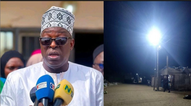 Ndiagne Diop, maire de la commune de Bambilor, a intensifié les efforts pour la rénovation de l'éclairage public Ndiagne Diop, maire de la commune de Bambilor, a intensifié les efforts pour la rénovation de l'éclairage public