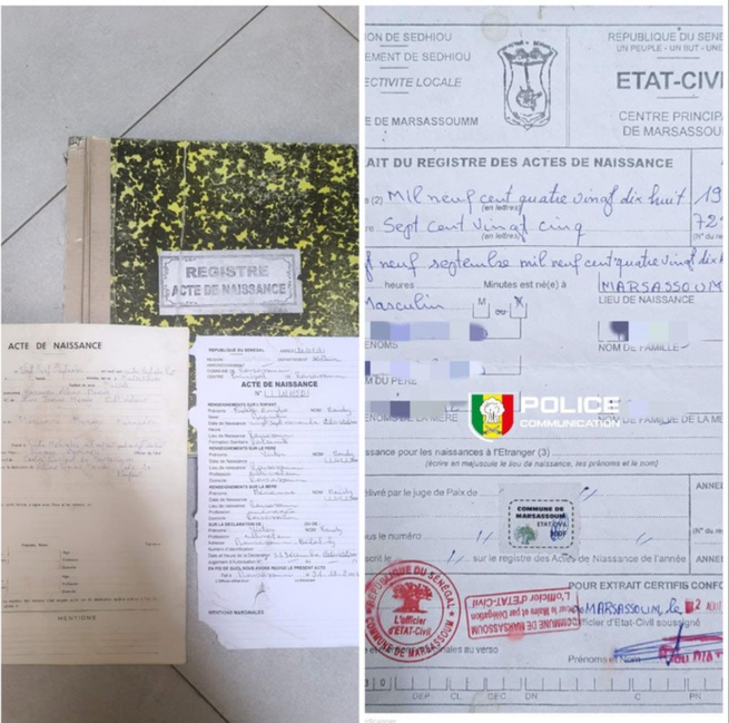 Démantèlement d’un réseau de fraude à l’état-civil à la Mairie de Marsassoum Démantèlement d’un réseau de fraude à l’état-civil à la Mairie de Marsassoum