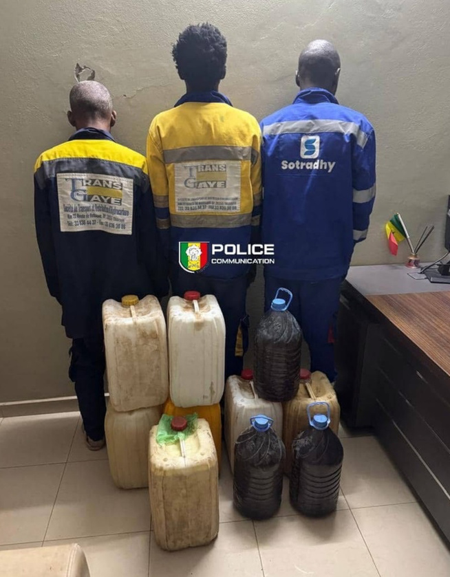 Vol organisé de carburant : la police surprend les suspects en pleine opération Vol organisé de carburant : la police surprend les suspects en pleine opération