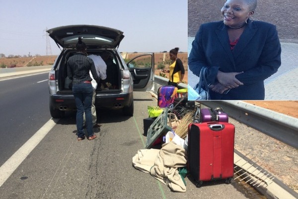 Sa GMC prend feu sur l’autoroute, Ndela Diouf soupçonne un sabotage Sa GMC prend feu sur l’autoroute, Ndela Diouf soupçonne un sabotage
