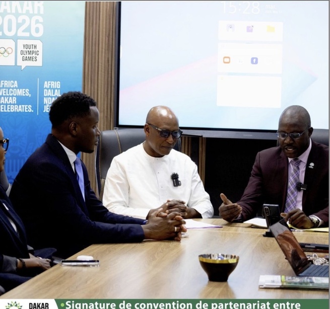 Jeux Olympiques de la Jeunesse - JOJ Dakar 2026 : La SONAGED S.A. a signé une convention de partenariat avec le COJOJ, pour accompagner l’organisation