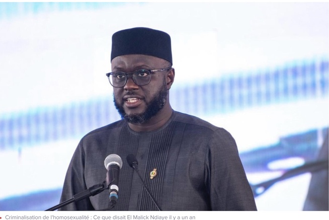 Criminalisation de l'homosexualité : Ce que disait El Malick Ndiaye il y a un an Criminalisation de l'homosexualité : Ce que disait El Malick Ndiaye il y a un an