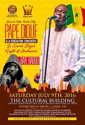 "Gouddi Maalaw" à New York le 09 Juillet 2016 avec Pape Diouf:Le danseur classique Babacar Mbaye et son groupe dans les répétitions du son "Maalaw"à l'américain. "Gouddi Maalaw" à New York le 09 Juillet 2016 avec Pape Diouf:Le danseur classique Babacar Mbaye et son groupe dans les répétitions du son "Maalaw"à l'américain.