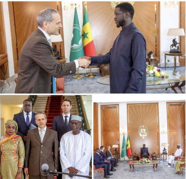 Palais : échange entre le Chef de l’État et le DG de TARANIS Energy Palais : échange entre le Chef de l’État et le DG de TARANIS Energy