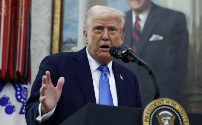 Trump dit prévoir une opération de "quatre semaines ou moins" contre l'Iran Trump dit prévoir une opération de "quatre semaines ou moins" contre l'Iran