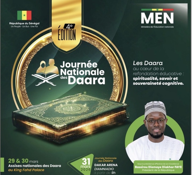 Assises nationales et Journée des Daara : une mobilisation autour de l’enseignement coranique Assises nationales et Journée des Daara : une mobilisation autour de l’enseignement coranique