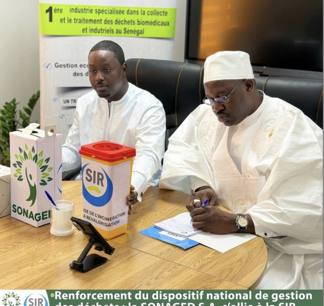 Environnement : la SONAGED s’allie à la SIR pour moderniser la gestion des déchets Environnement : la SONAGED s’allie à la SIR pour moderniser la gestion des déchets