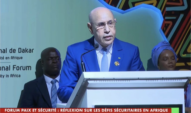 Forum de Dakar sur la paix et la sécurité : Ghazouani plaide pour la gouvernance et l'unité africaine