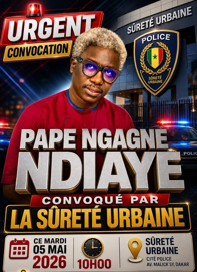 Sûreté urbaine de Dakar : Pape Ngagne Ndiaye libre après son audition Sûreté urbaine de Dakar : Pape Ngagne Ndiaye libre après son audition