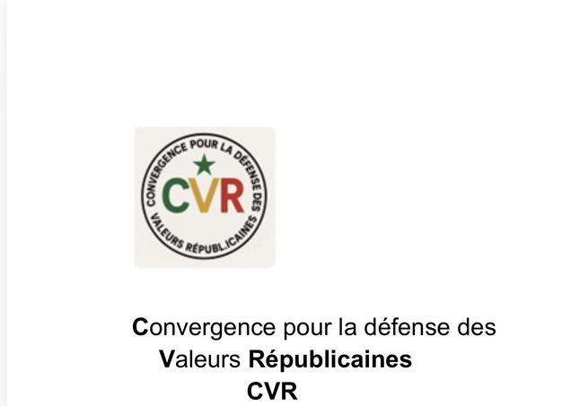 Communiqué Convergence pour la Défense des Valeurs Républicaines sur la situation politique Communiqué Convergence pour la Défense des Valeurs Républicaines sur la situation politique