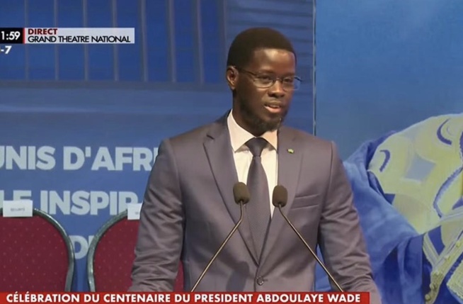 Rien ne naît dans la précipitation » : Comment Diomaye Faye a profité des 100 ans de Wade pour recadrer la classe politique