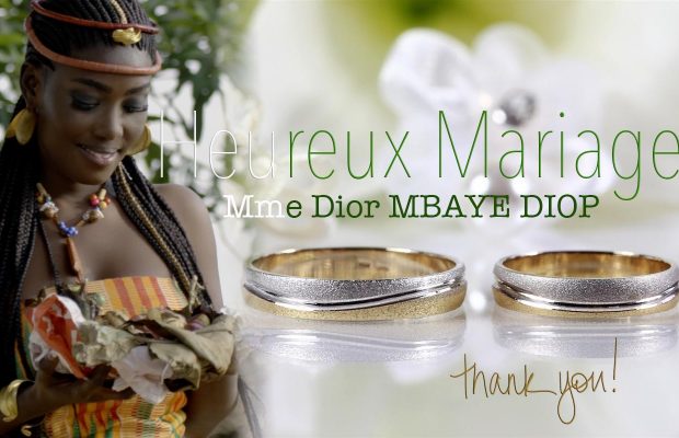 Carnet blanc: La chanteuse Dior Mbaye s’est mariée ! Carnet blanc: La chanteuse Dior Mbaye s’est mariée !