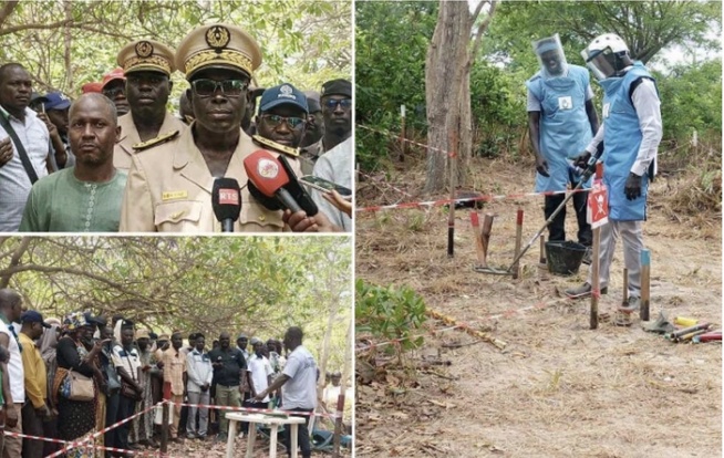 Casamance : Reprise officielle des opérations de déminage humanitaire à Madina Manjack Casamance : Reprise officielle des opérations de déminage humanitaire à Madina Manjack