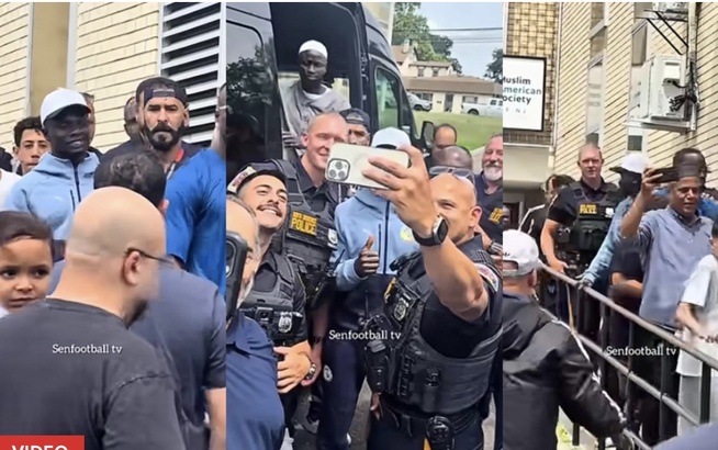 New Brunswick : Sadio Mané déclenche un bain de foule après la prière