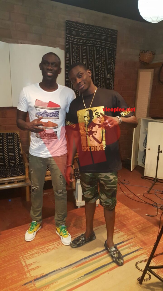 Dakar Bamako: Pape Diouf en studio avec Sidiki Diabate pour un featuring explosif bientôt.