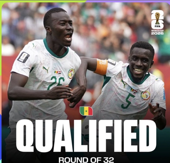 CdM 2026 : le Sénégal officiellement qualifié pour les 16es de finale !