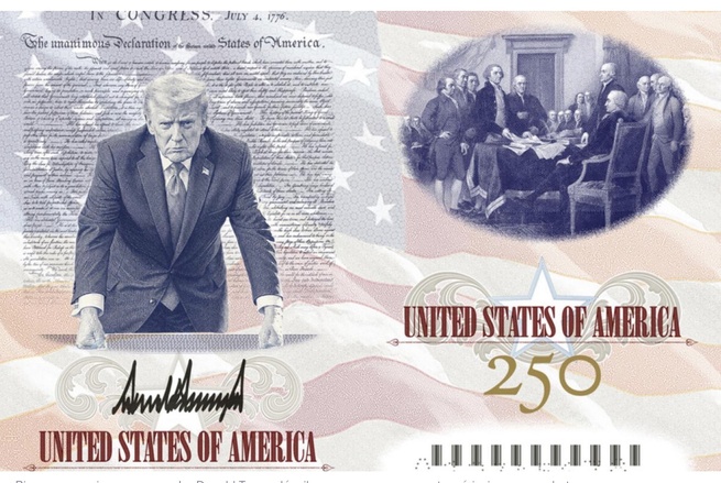 Bienvenue, mais soyez sages !» : Donald Trump dévoile un nouveau passeport américain avec sa photo Bienvenue, mais soyez sages !» : Donald Trump dévoile un nouveau passeport américain avec sa photo