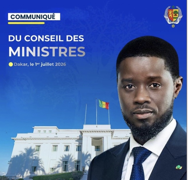 COMMUNIQUE DU CONSEIL DES MINISTRES DU 1er JUILLET 2026