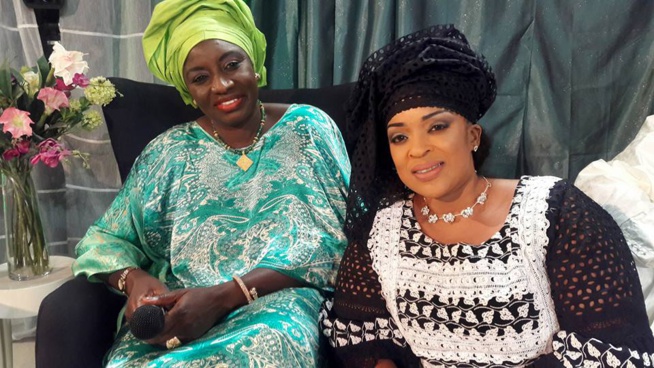 Mado Diaw prend la pose avec l'ancienne Premier ministre