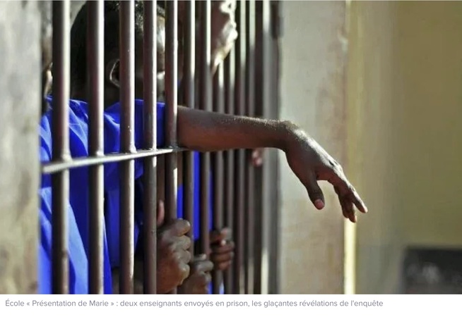 École « Présentation de Marie » : deux enseignants envoyés en prison, les glaçantes révélations de l'enquête École « Présentation de Marie » : deux enseignants envoyés en prison, les glaçantes révélations de l'enquête