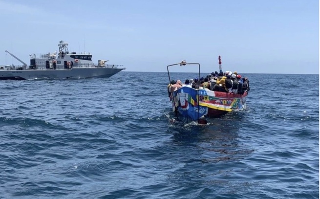 Nouadhibou : une pirogue de migrants en provenance de Serrekunda interceptée, 28 Sénégalais à bord Nouadhibou : une pirogue de migrants en provenance de Serrekunda interceptée, 28 Sénégalais à bord