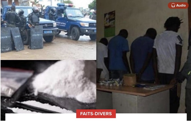 Trafic de cocaïne et actes contre nature : Une fille de Mame Makhtar Guèye, son petit-ami et deux Nigérians déférés