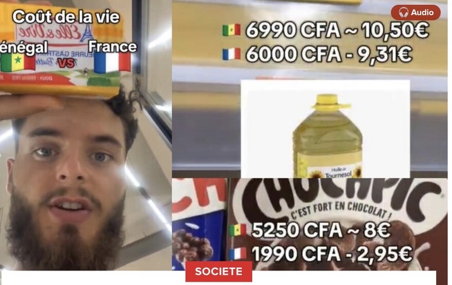 Un Français compare les prix à Dakar et à Paris : Les Sénégalais n'en reviennent pas (photos) Un Français compare les prix à Dakar et à Paris : Les Sénégalais n'en reviennent pas (photos)