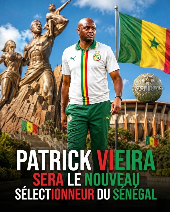 Equipe du Sénégal : les deux objectifs assignés à Patrick Vieira Equipe du Sénégal : les deux objectifs assignés à Patrick Vieira