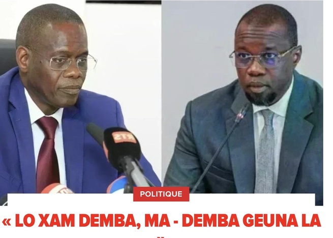 Lo xam Demba, Ma - Demba geuna la » : Le tweet polémique du Premier ministre Aminou Lô relance la joute avec Ousmane Sonko