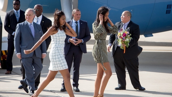 Photos) Sasha Obama est revenue du Maroc avec du henné Photos) Sasha Obama est revenue du Maroc avec du henné