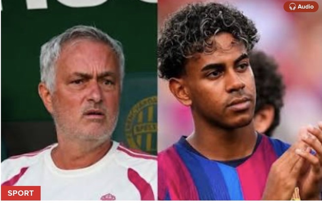 Espagne:José Mourinho ne voudrait pas de Lamine Yamal au Real Madrid