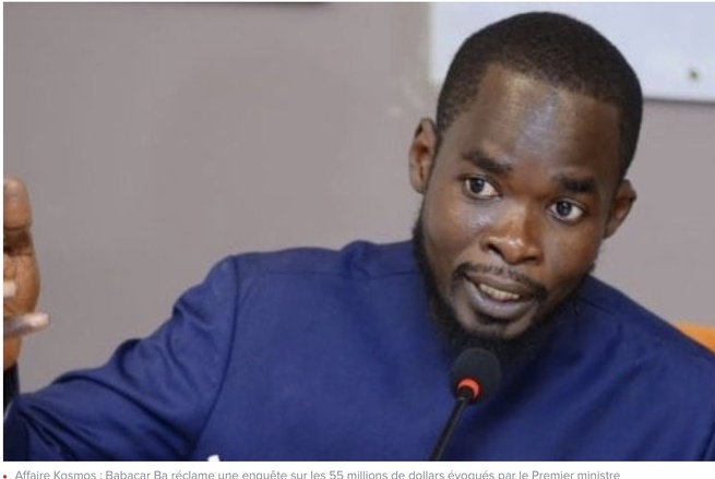 Affaire Kosmos : Babacar Ba réclame une enquête sur les 55 millions de dollars évoqués par le Premier ministre