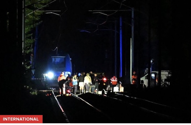 Déraillement d'un train en France: la piste de l'acte malveillant privilégiée