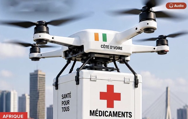 Côte d’Ivoire : Bientôt des drones pour distribuer des médicaments aux hôpitaux des zones difficiles d'accès Côte d’Ivoire : Bientôt des drones pour distribuer des médicaments aux hôpitaux des zones difficiles d'accès