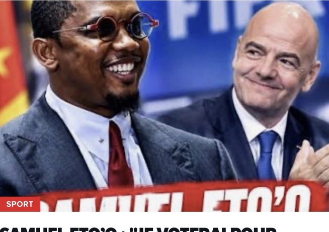 Samuel Eto’o : "Je voterai pour Gianni Infantino"