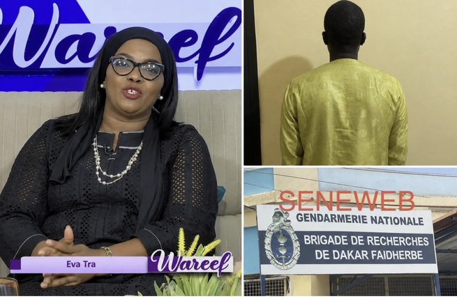 Éva Tra de la TFM dépouillée de 12 millions F CFA en bijoux : Son présumé voleur arrêté par la BR de Faidherbe à Taïba Niassène Éva Tra de la TFM dépouillée de 12 millions F CFA en bijoux : Son présumé voleur arrêté par la BR de Faidherbe à Taïba Niassène