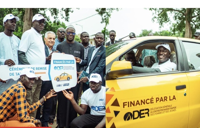 Thiès - Financement de la DER/FJ : 11 nouveaux taxis pour renforcer le transport à l'AIBD