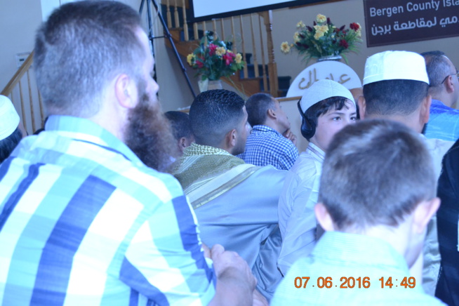 La communauté musulmane de New Jersey à célébré l' Eid Mubarack ce mercredi à Hackensack.