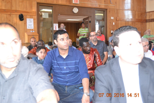 La communauté musulmane de New Jersey à célébré l' Eid Mubarack ce mercredi à Hackensack.