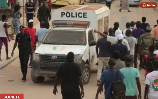 Deux policiers blessés : ce qui s’est passé au marché de Thiaroye Deux policiers blessés : ce qui s’est passé au marché de Thiaroye