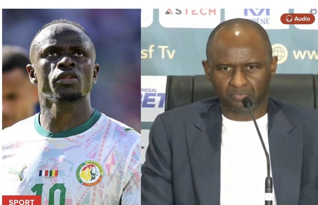 Son salaire, l’absence de Sadio Mané…: Patrick Vieira clarifie tout